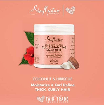 Shea Moisture Coconut & Hibiscus Curl Verbetering van smoothie 16 oz