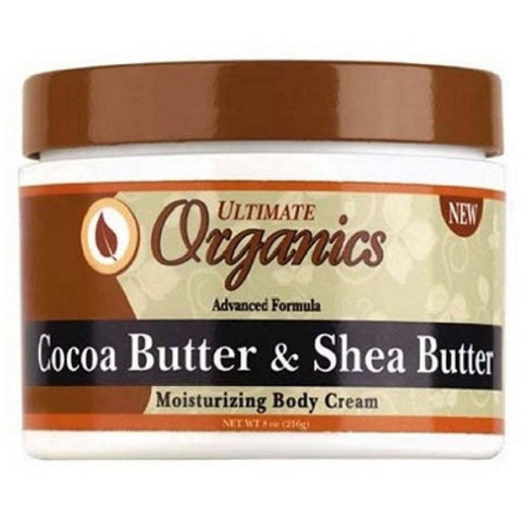 Ultieme biologische cacao- en shea -boter Body Cream 216 GR
