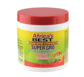 Africas Best Super Gro Hair & Scalp Conditioner Maximale sterkte 149 gram