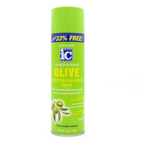 Fantasia IC Hair Polisher Olive Moisturerende Sheen Spray 400 ml