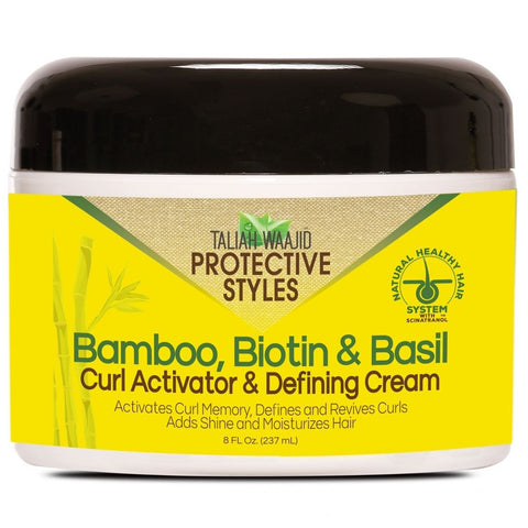 Taliah Waajid PS Bamboo, Biotin & Basil Curl Activator Definitioning Cream 237 ml