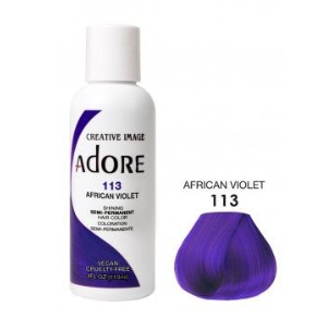 Adore semi -permanente haarkleur 113 Afrikaans violet 118 ml
