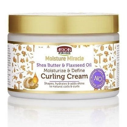 African Pride Moisture Miracle Shea Butter & Slapseed Oil Curling Cream 340 G