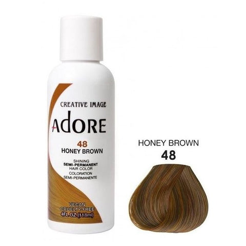 Adore semi permanent haarkleur 48 honingbruin 118 ml