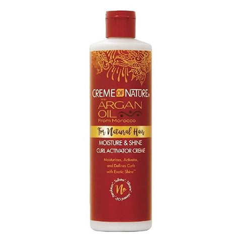 Creme of Nature Argan Oil voor natuurlijk haar Moisture & Shine Curl Activator Cream 354ml